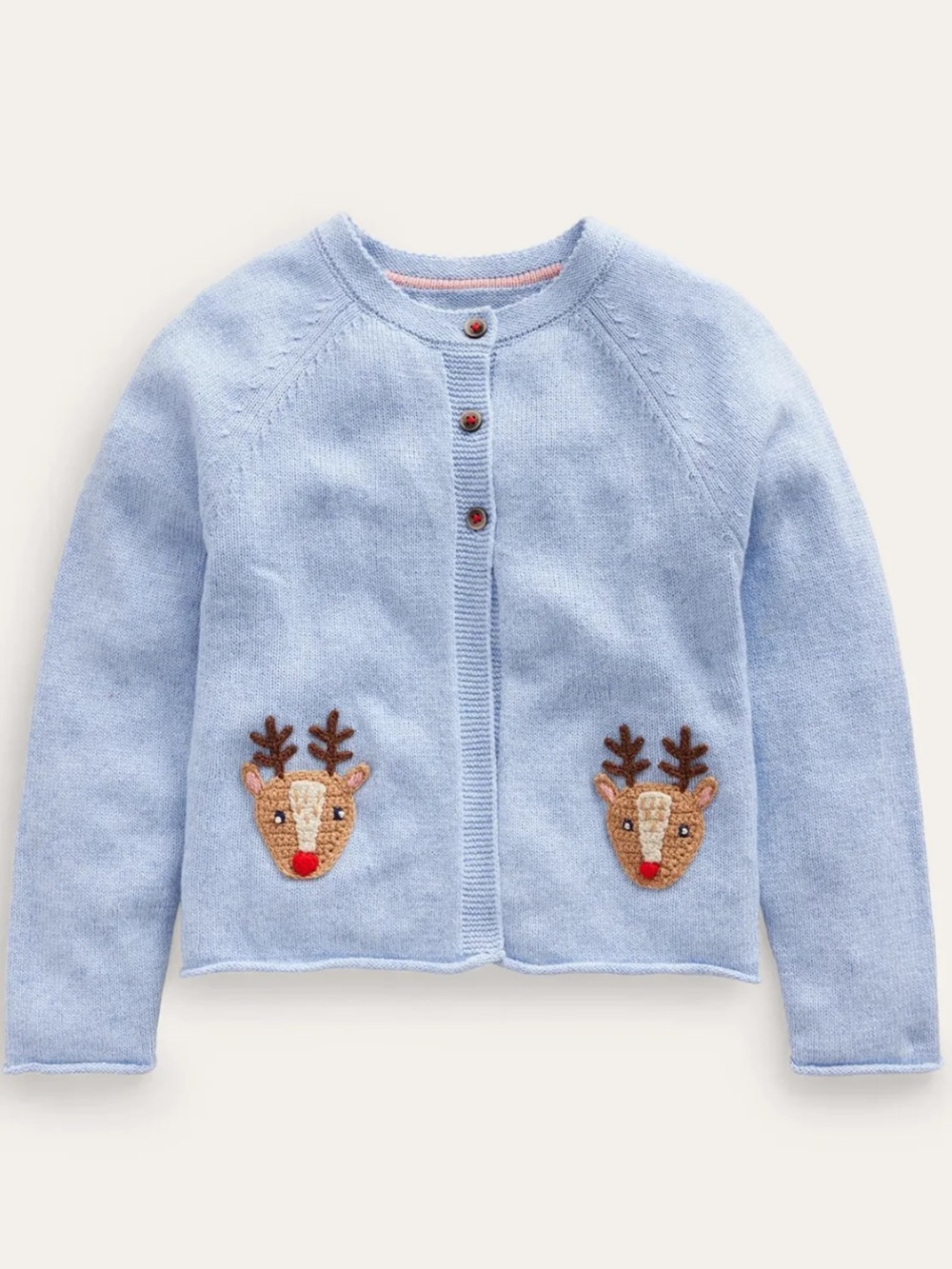 Mini Boden Reindeer Cardigan